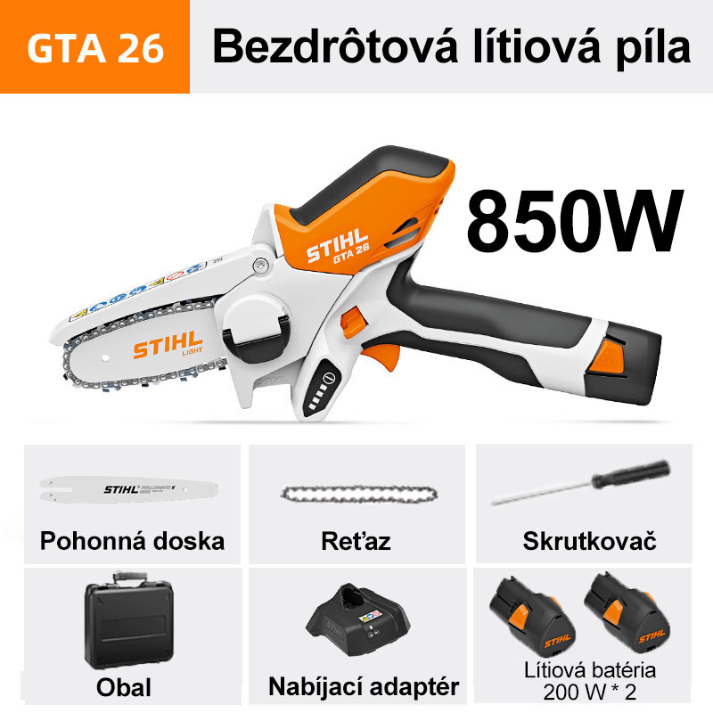 GTA26 Li-Ion píla【850W】+ 1x Li-Ion batéria （3 hod）+ 1x nabíjačka + riadiaca doska + reťaz